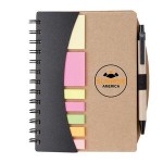 Personalized Broome Junior Notebook with Pen, Flags & Sticky Notes