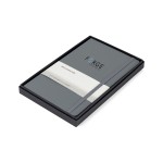 Personalized Moleskine Large Notebook Gift Set - Slate Grey