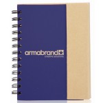 Eco Friendly Spiral Notebook w/Pen (5.25"x7") with Logo