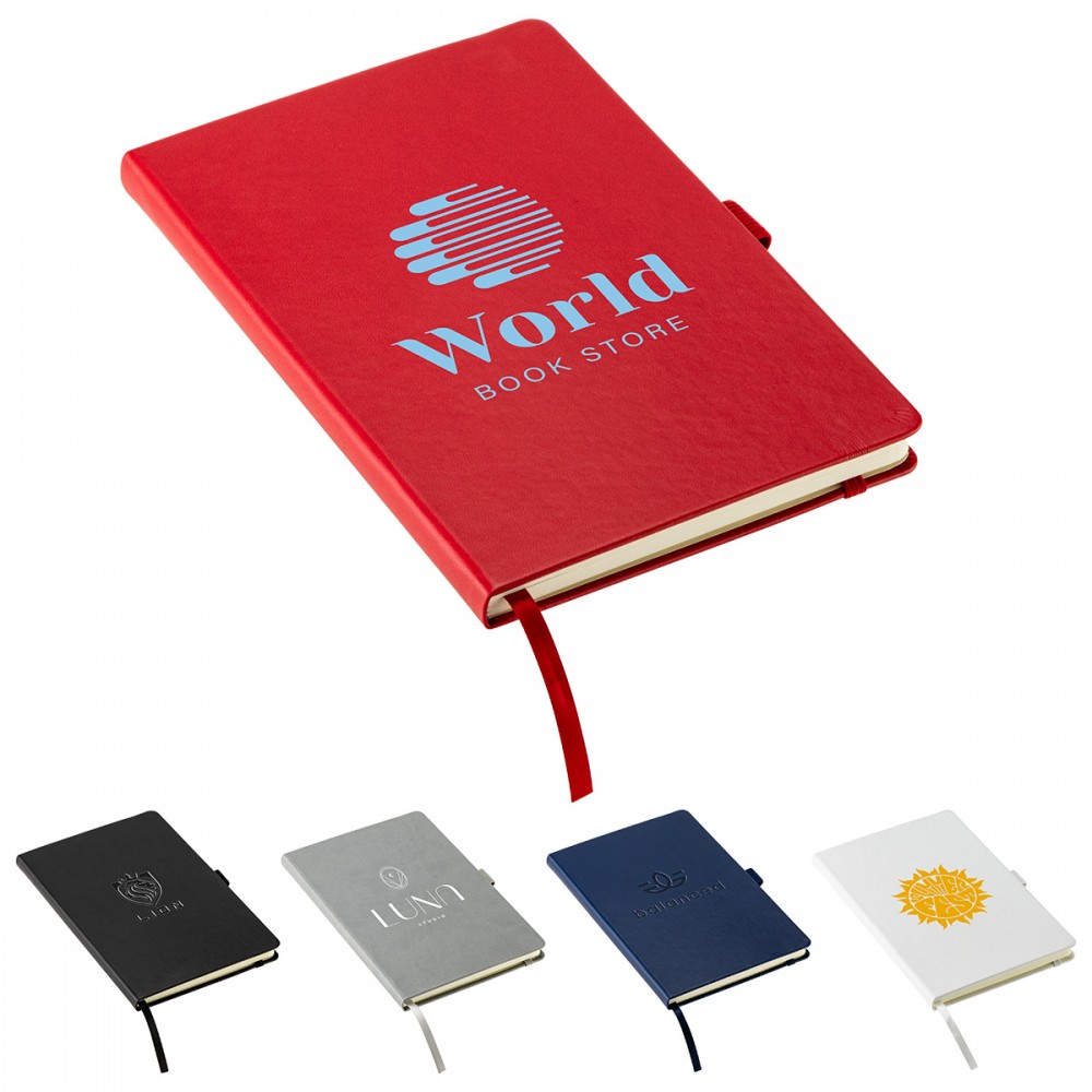 Promotional Elan Hardcover FSC Journal with Pen Loop and Inner Pocket