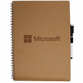 Whiteboard Notebook W/ Dry Erase Markers with Logo