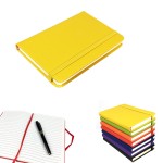 A6 PU Leather Office Notebook With Binder with Logo