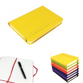 A6 PU Leather Office Notebook With Binder with Logo