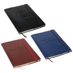 Conclave Refillable Leatherette Journal with Logo