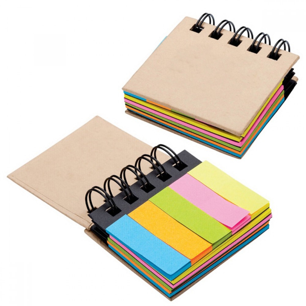 Logo Branded Sticky Note Flag Notebook