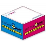 Custom Ad Cubes - Memo Notes - 2.75x2.75x1.375-4 Colors, 1 Side Design