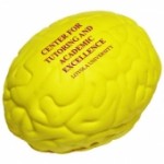 Logo Branded Yellow Brain Stress Reliever