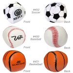 Customized 3" Popular Squeezable Sports Balls & Stress Relievers