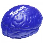 Custom Printed Blue Brain Stress Reliever