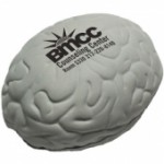 Gray Brain Stress Reliever Custom Printed