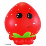 CutieLine Slow Rising Scented Strawberry Buddy Squishy with Logo