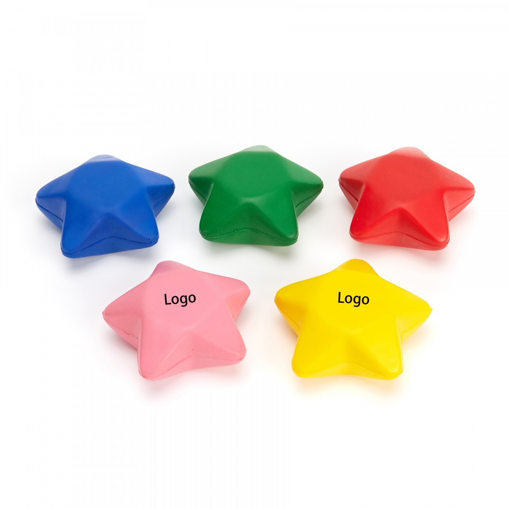 Custom Star Shape Squeeze Toy Stress Reliever