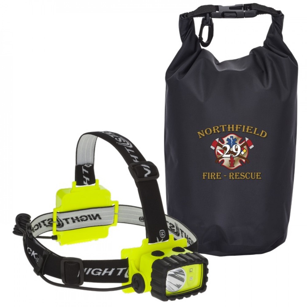 Nightstick Intrinsically Safe Dual-Light Headlamp with Logo