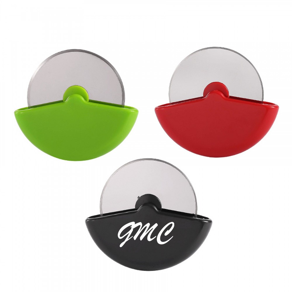 Handheld Pizza Cutter Wheel with Logo