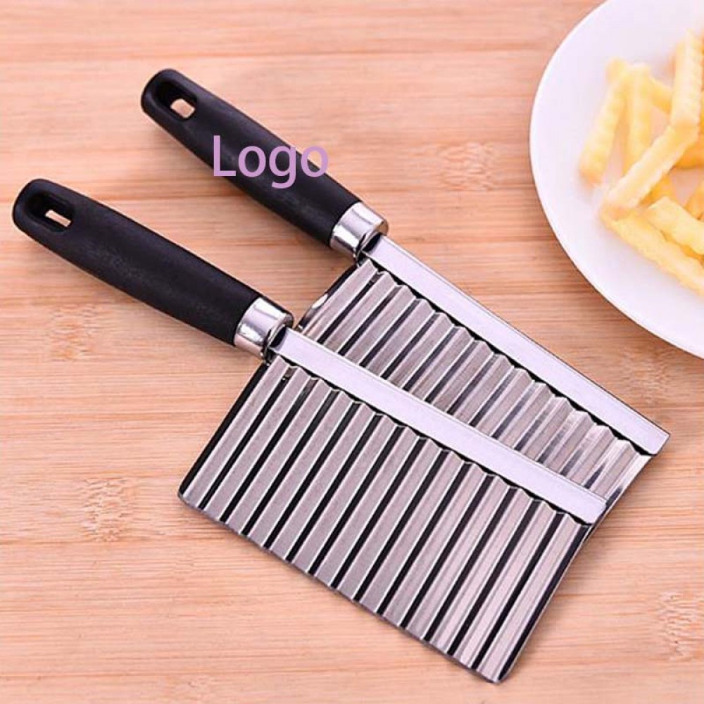 Stainless Steel Wavy Potato Cutter Knife with Wavy Edge