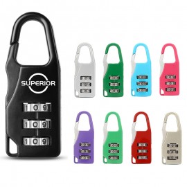 3 Digit Mini Lightweight Coded Lock with Logo