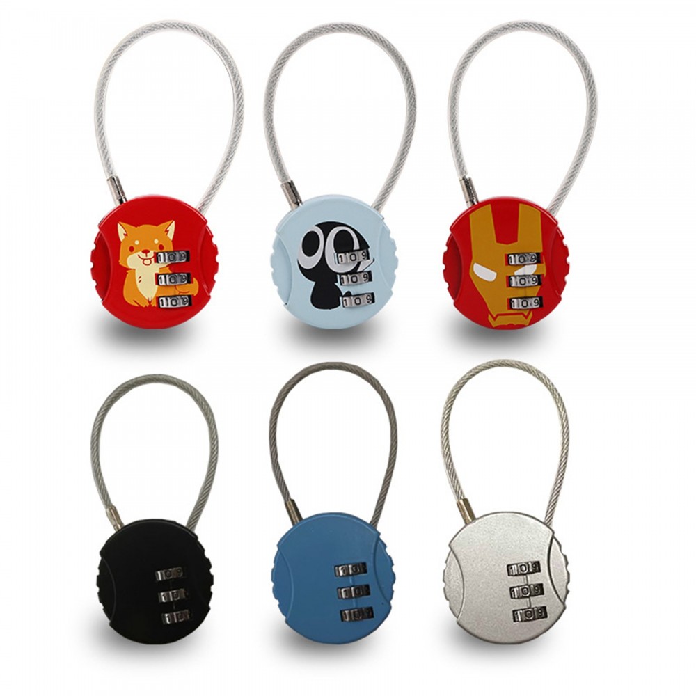 SecureTech Combination Lock with Logo