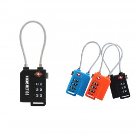 Mini-Resettable 3-digit Coded Padlock with Logo