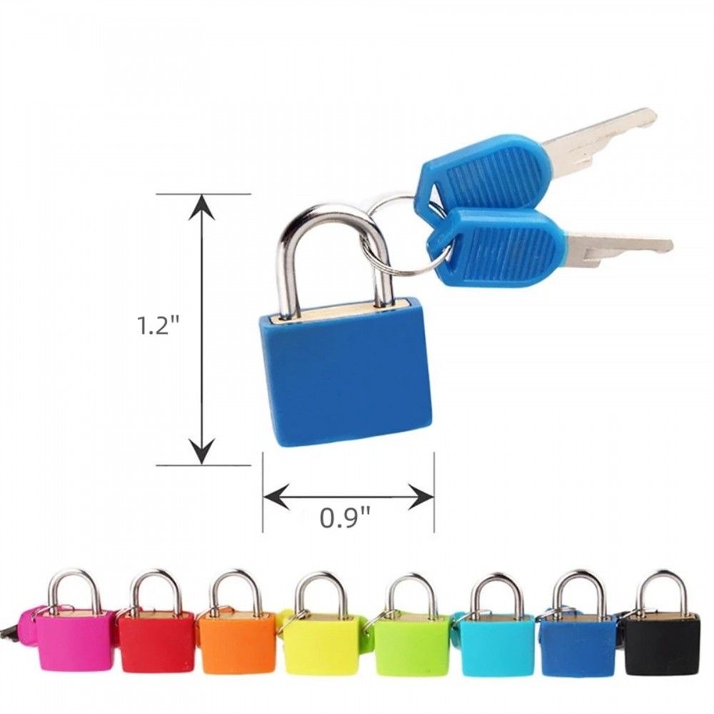 Personalized Mini Luggage Locks With Keys