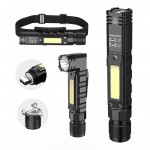 Custom Multi-Functional COB Work Light, Headlamp and Flashlight 90 Degree Rotate with Magnetic Base