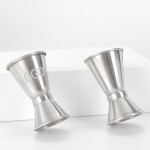 0.5oz and 1oz Stainless Steel Measure Jigger Cup with Logo