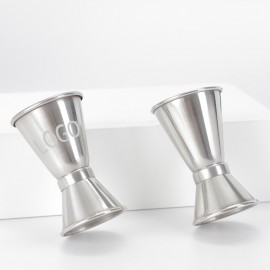 0.5oz and 1oz Stainless Steel Measure Jigger Cup with Logo