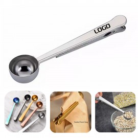 Personalized Multifunctional Coffee Measuring Spoons With Clip