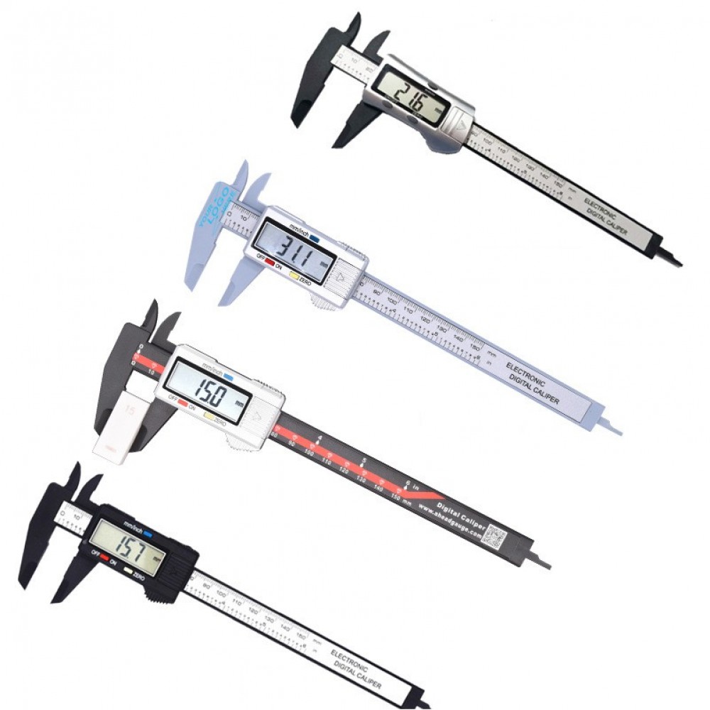 Precision Digital Micrometer with Spacious LCD Display with Logo