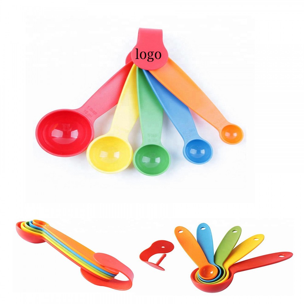 Plastic Measuring Spoon Set with Logo