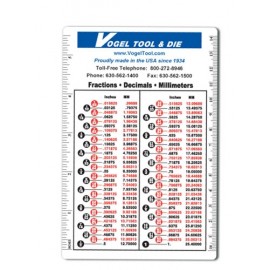 Decimal Equivalent Chart with Logo