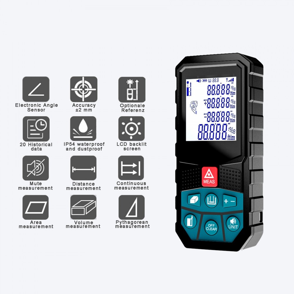 Custom Precision Laser Measure - Accurate Distance Measurement Tool