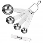 Logo Branded Stainless Steel Measuring Spoon Set