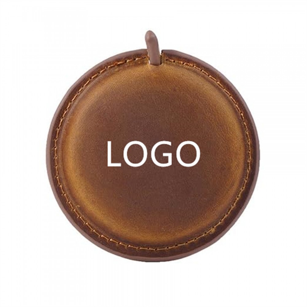 Genuine Leather Measuring Tape with Logo