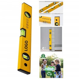 Custom 16-Inch Magnetic Torpedo Level and Ruler