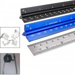 Architectural and Engineering Scale Ruler Set - 12 Inch with Logo