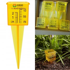 Logo Branded 1.5" Rain Gauge Outdoor Water Measuring Tool