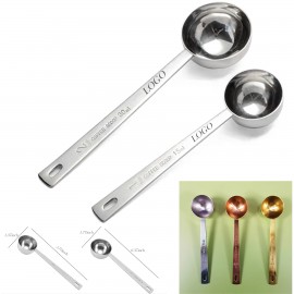 Stainless Steel Coffee Scoop with Long Handle with Logo