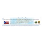 12" History of Puerto Rico Ruler with Logo