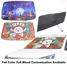 Custom Custom Car Windshield Sunshade Umbrellas