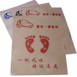 Promotional Paper Floor Mat For Auto