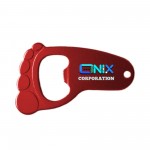 Foot Shaped Bottle Opener with Logo