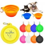 Custom Collapsible Silicone Pet Bowls with Logo