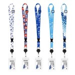 Promotional Lanyard ID Holder Sets with Detachable Buckle