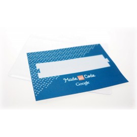 Customized 4 1/4"x3" Pouch Insert Cards (Style 450)