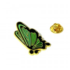 Customized Lapel Pins With Butterfly / Rubber Clutch-#1