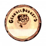 Logo Branded Name Badge (3.5" Diameter) Round