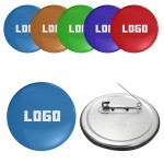 Name Logo Button Pins Round Badge with Logo