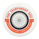 Personalized Xpress Permanent Event Name Badges, 4" Round, 4-Color Front, Blank Back