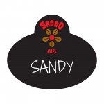 Logo Branded Name Badge, Full Color w/Personalization (2.5"x3") Rectangle w/Oval Bump