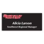 Customized Name Badge W/Personalization (1.75"X4") Rectangle